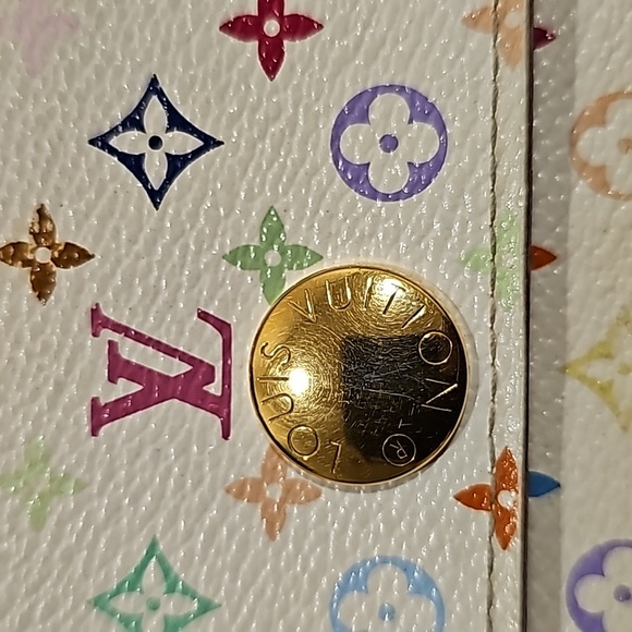 COPY-Multicolor Takashi Murakami Monogram Louis Vuitton wallet Date code CA21… - Picture 13 of 14